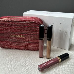 Chanel Sheer Genius Lipgloss Trio Set #3